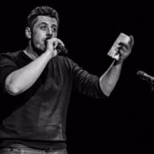 Nicolas Sorez anime un atelier slam à Vienne