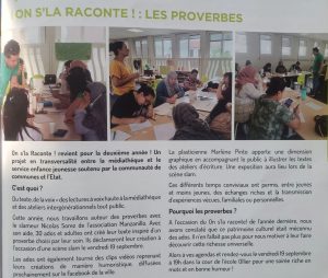 Lire la suite à propos de l’article On s’la Raconte ! 2 – Les proverbes font vibrer la Bibliothèque du Péage-de-Roussillon